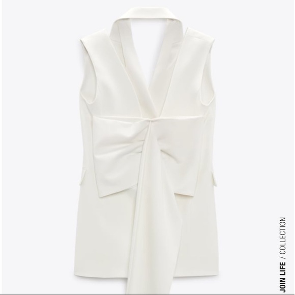 ZARA Limited Edition Bow Sleeveless Dress Size M BNWT - Picture 8 of 8